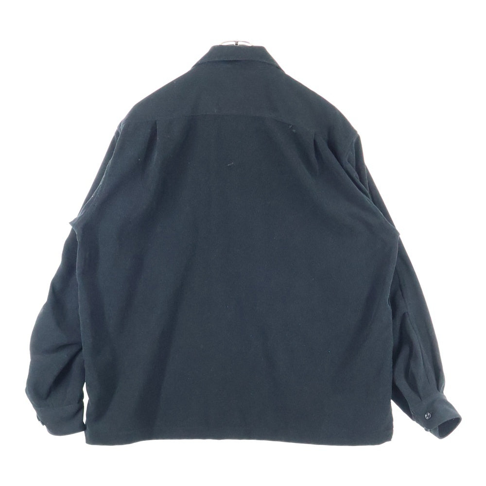 DAIWA PIER39(ダイワ ピアサーティナイン) TECH FISHERMANS OPEN COLLAR SHIRTS フィッシャーマン オープンカラーシャツ ブラック BE-84021W