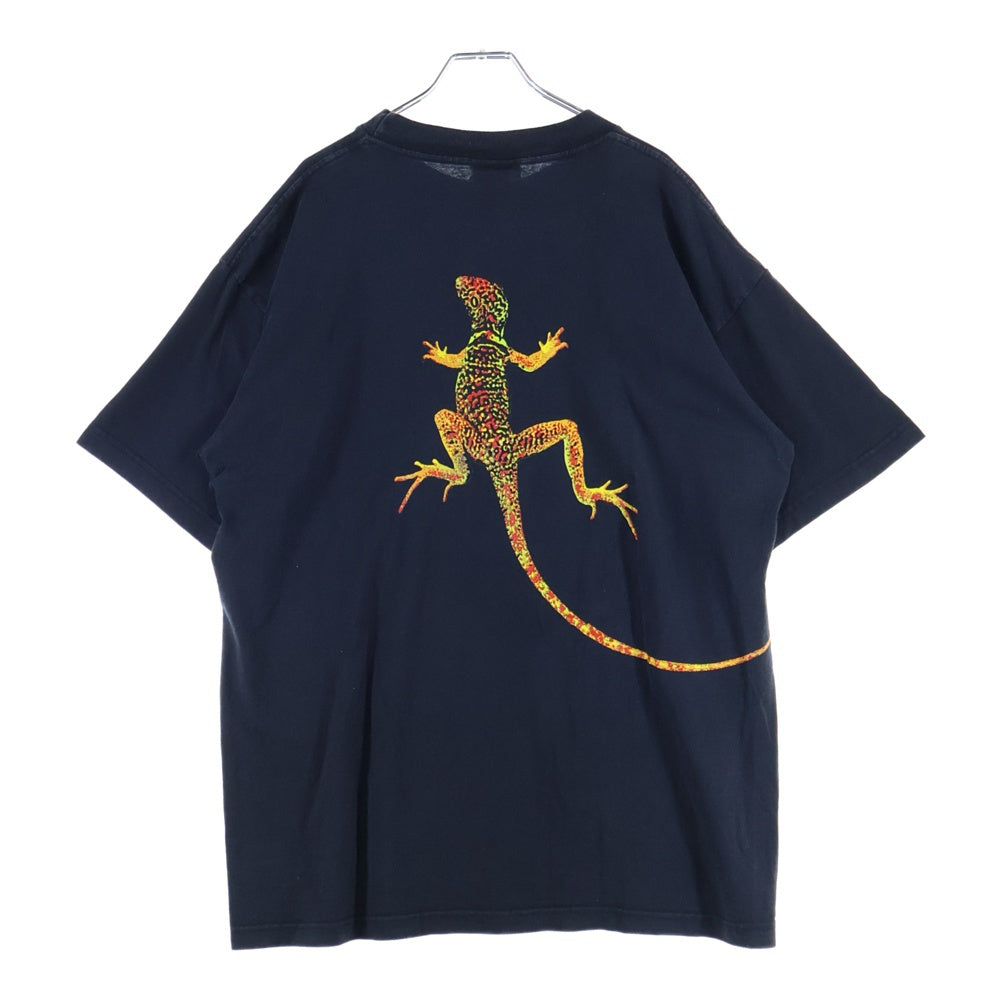 VINTAGE(ヴィンテージ) 90s MARLBORO UNLIMITED LIZARD マルボロ アンリミテッド 半袖Tシャツ カットソー ブラック