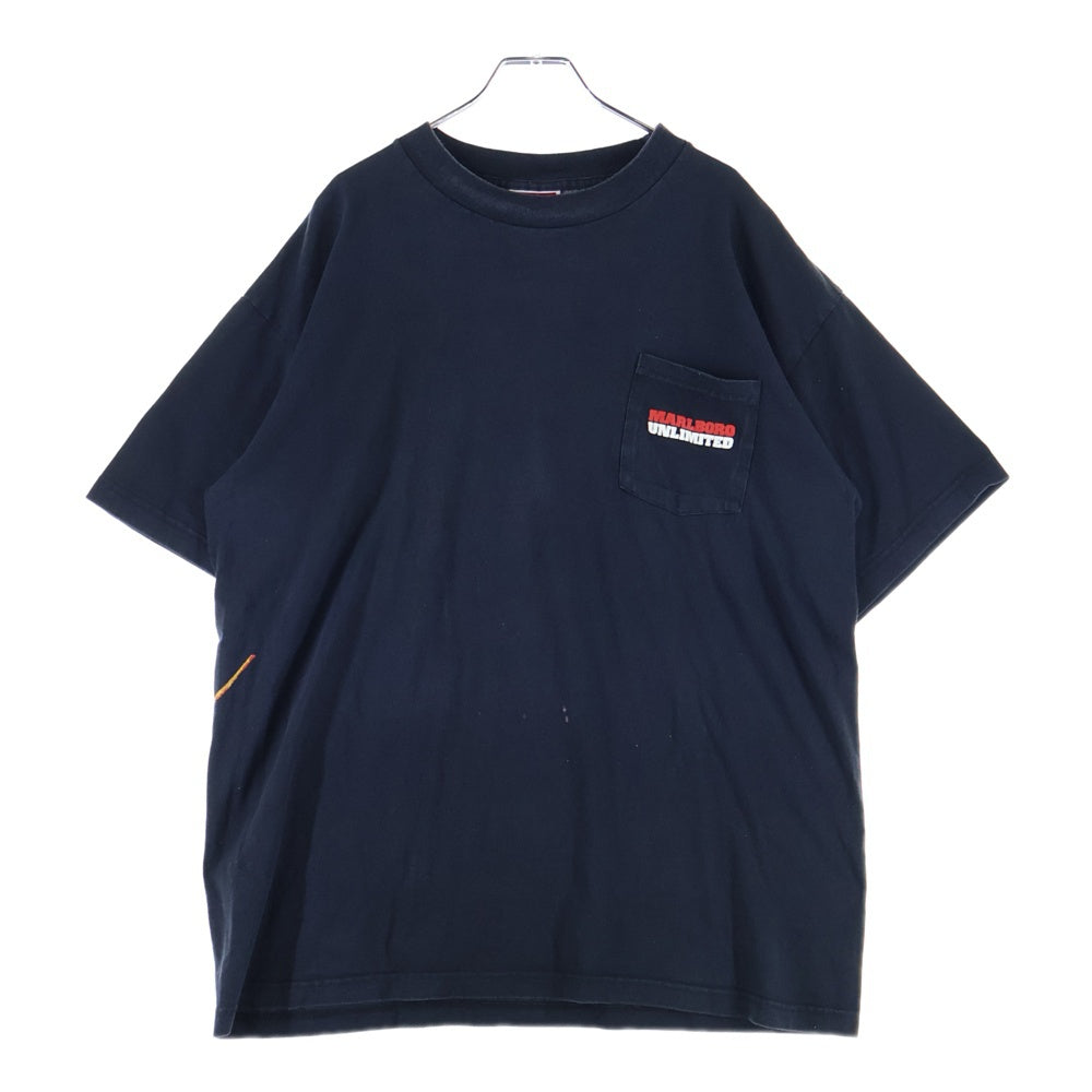 VINTAGE(ヴィンテージ) 90s MARLBORO UNLIMITED LIZARD マルボロ アンリミテッド 半袖Tシャツ カットソー ブラック