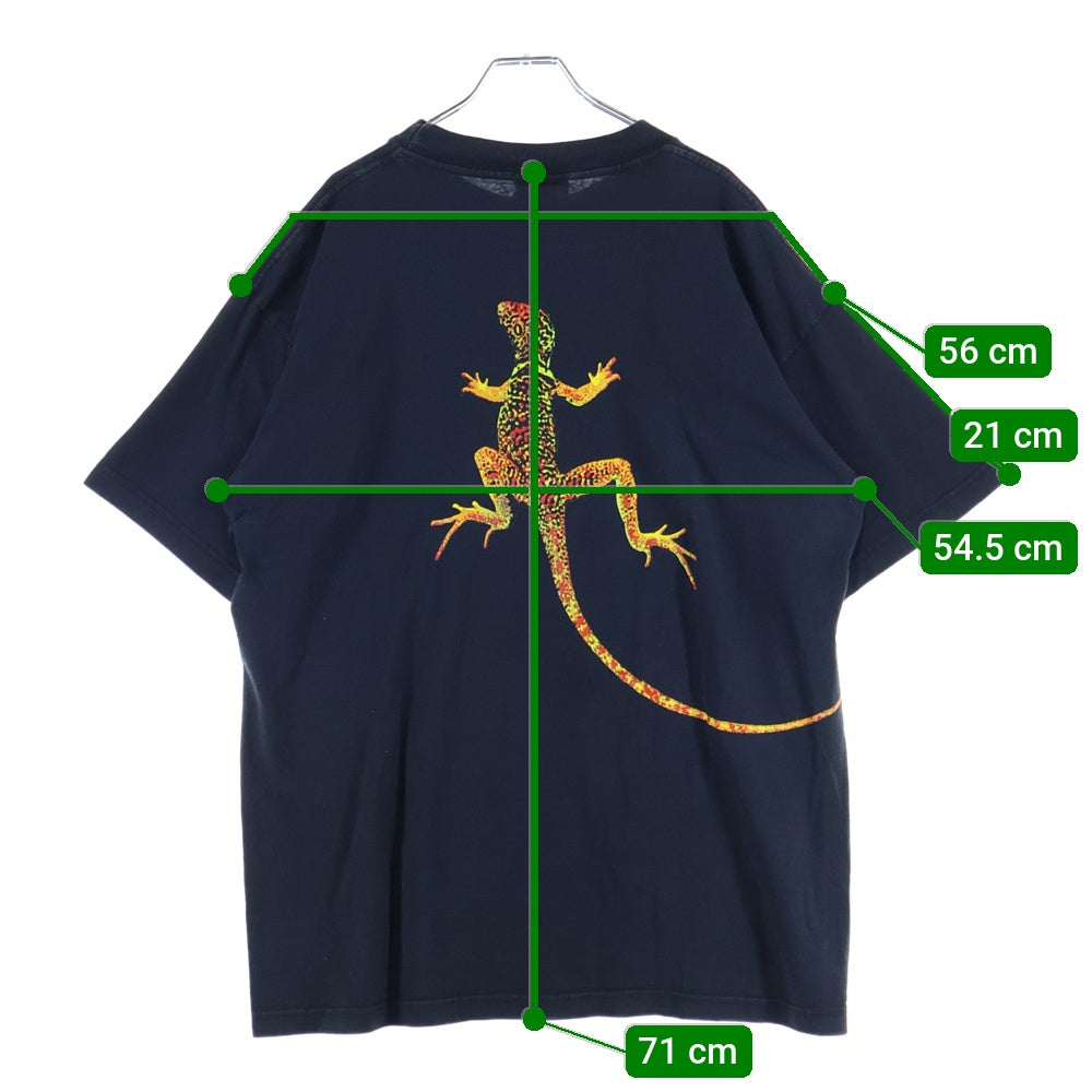 VINTAGE(ヴィンテージ) 90s MARLBORO UNLIMITED LIZARD マルボロ アンリミテッド 半袖Tシャツ カットソー ブラック