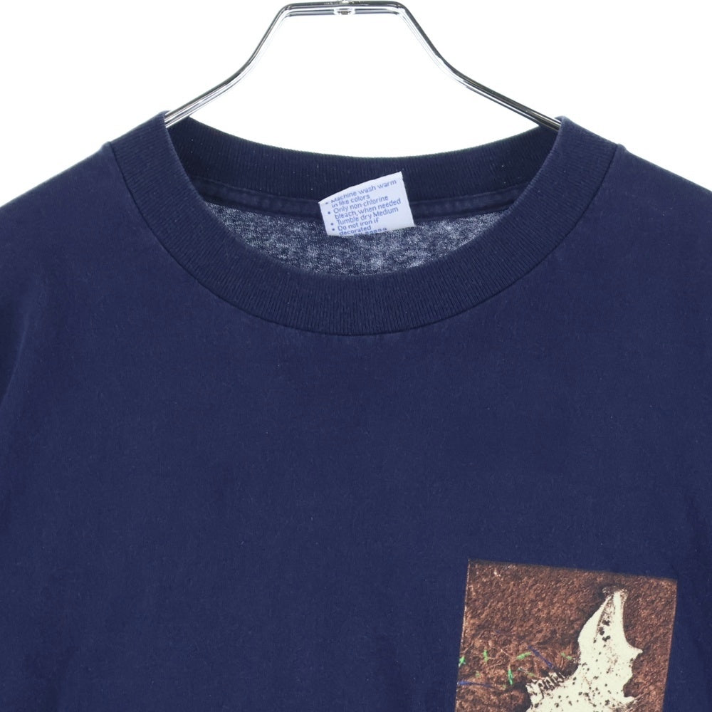 VINTAGE(ヴィンテージ) 90s NINE INCH NAILS CLOSURE ナインインチネイルズ 両面プリント半袖Tシャツ カットソー ネイビー