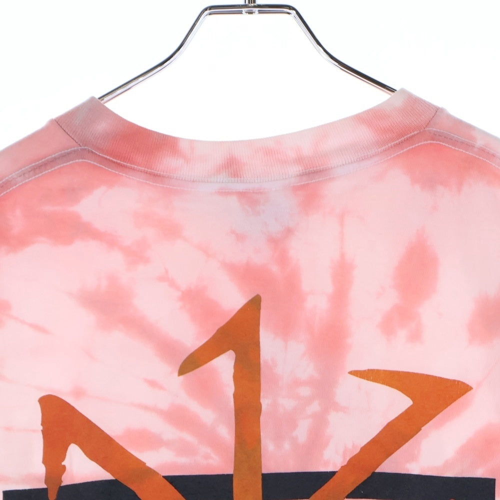 VINTAGE(ヴィンテージ) 90s NINE INCH NAILS DEVIL TOUR 1995 両面プリント タイダイ半袖Tシャツカットソーカットソー ピンク