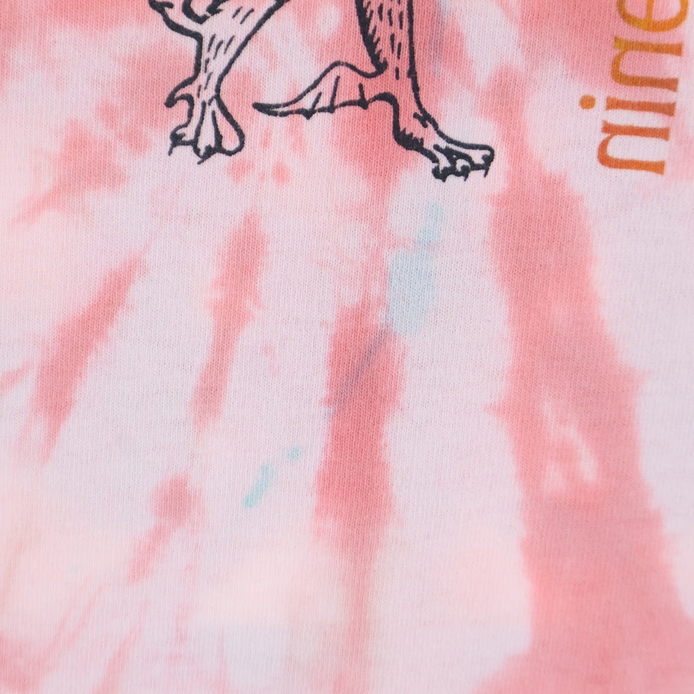 VINTAGE(ヴィンテージ) 90s NINE INCH NAILS DEVIL TOUR 1995 両面プリント タイダイ半袖Tシャツカットソーカットソー ピンク