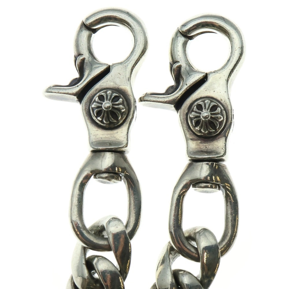 CHROME HEARTS(クロムハーツ) CLASSIC SHORT-T/ 2クリップショートクラシック ウォレットチェーン シルバー BCA068