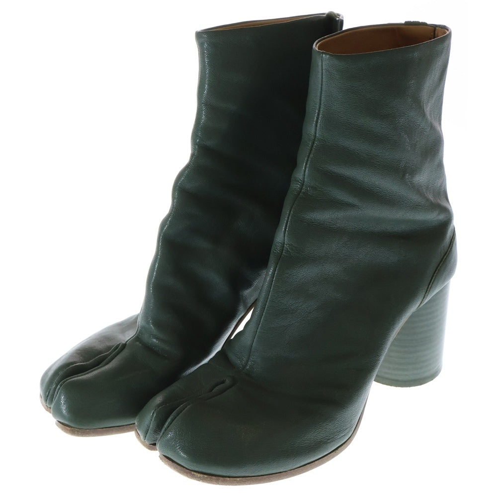 Maison Martin Margiela(メゾンマルタンマルジェラ) Tabi タビ 足袋 ショートブーツ レザーブーツ S58WU0260 レディース グリーン