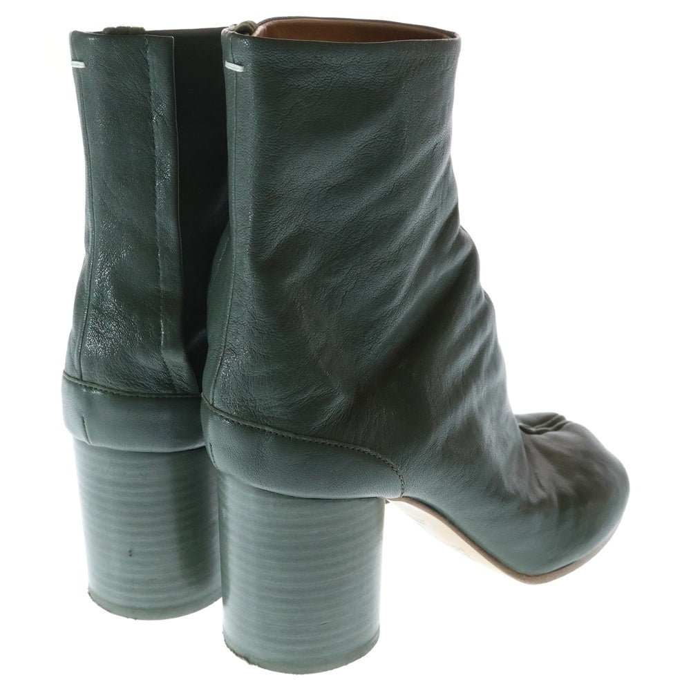 Maison Martin Margiela(メゾンマルタンマルジェラ) Tabi タビ 足袋 ショートブーツ レザーブーツ S58WU0260 レディース グリーン