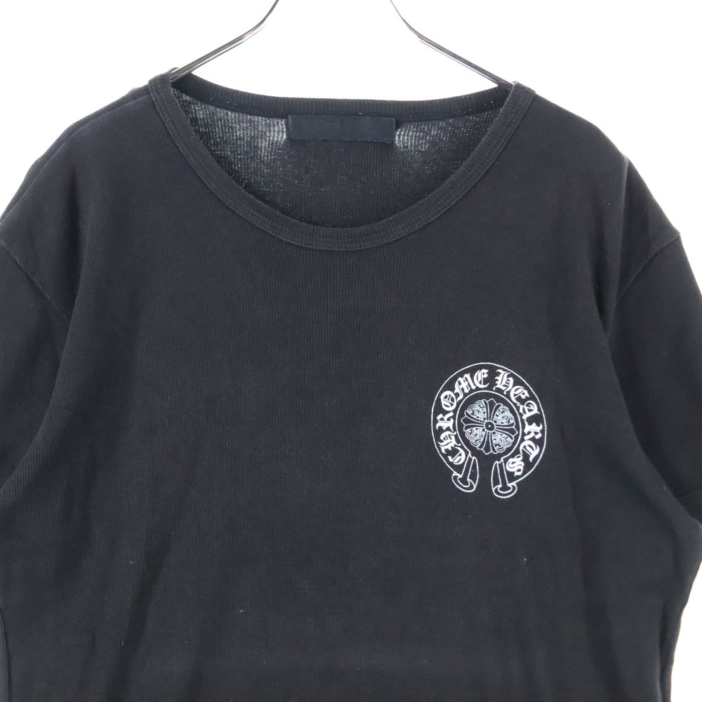 CHROME HEARTS(クロムハーツ) Thermal Tee バックセメタリープリント サーマル半袖カットソー ブラック