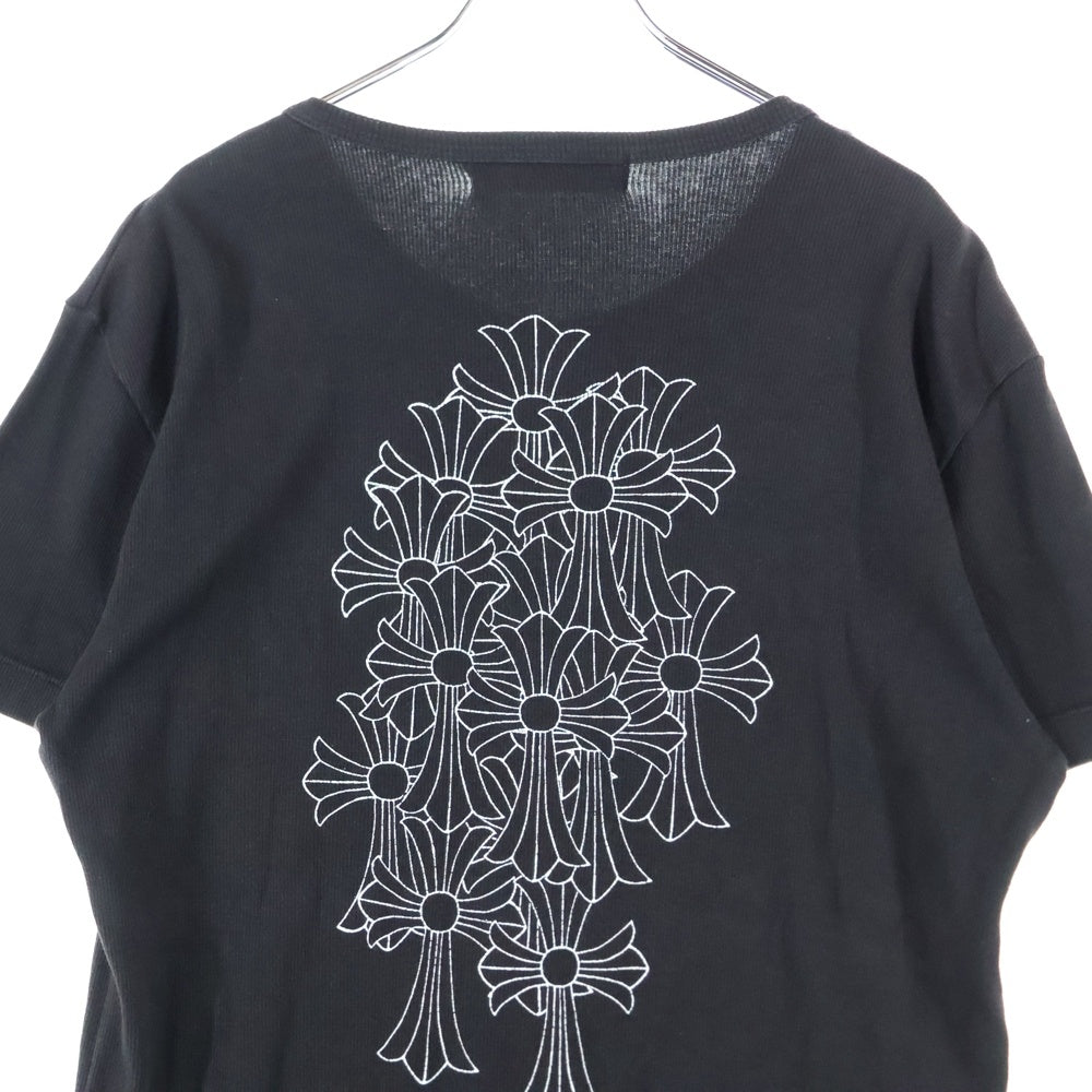 CHROME HEARTS(クロムハーツ) Thermal Tee バックセメタリープリント サーマル半袖カットソー ブラック