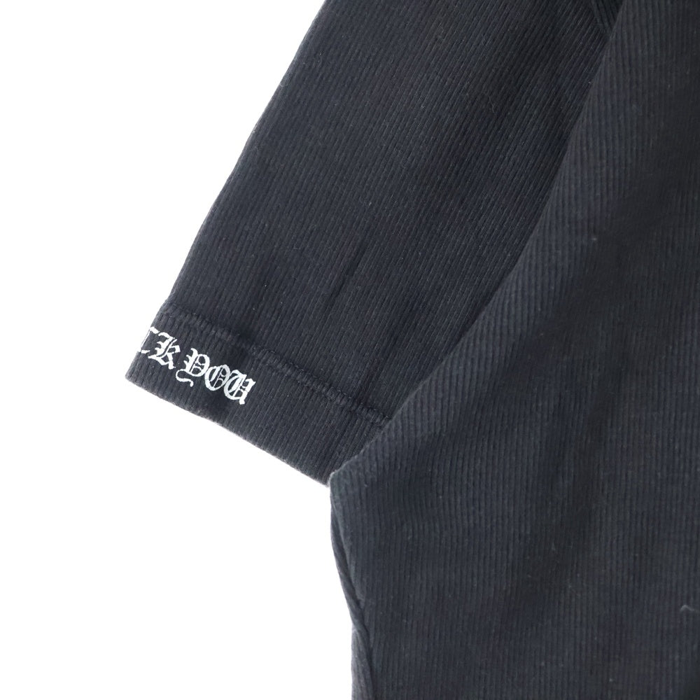 CHROME HEARTS(クロムハーツ) Thermal Tee バックセメタリープリント サーマル半袖カットソー ブラック