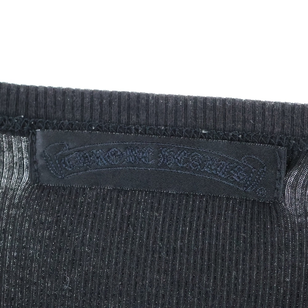 CHROME HEARTS(クロムハーツ) Thermal Tee バックセメタリープリント サーマル半袖カットソー ブラック