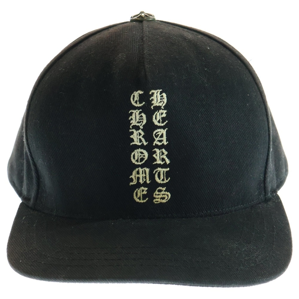 CHROME HEARTS(クロムハーツ) Vertical Logo Hat CHロゴ ベースボールキャップ 帽子 ブラック