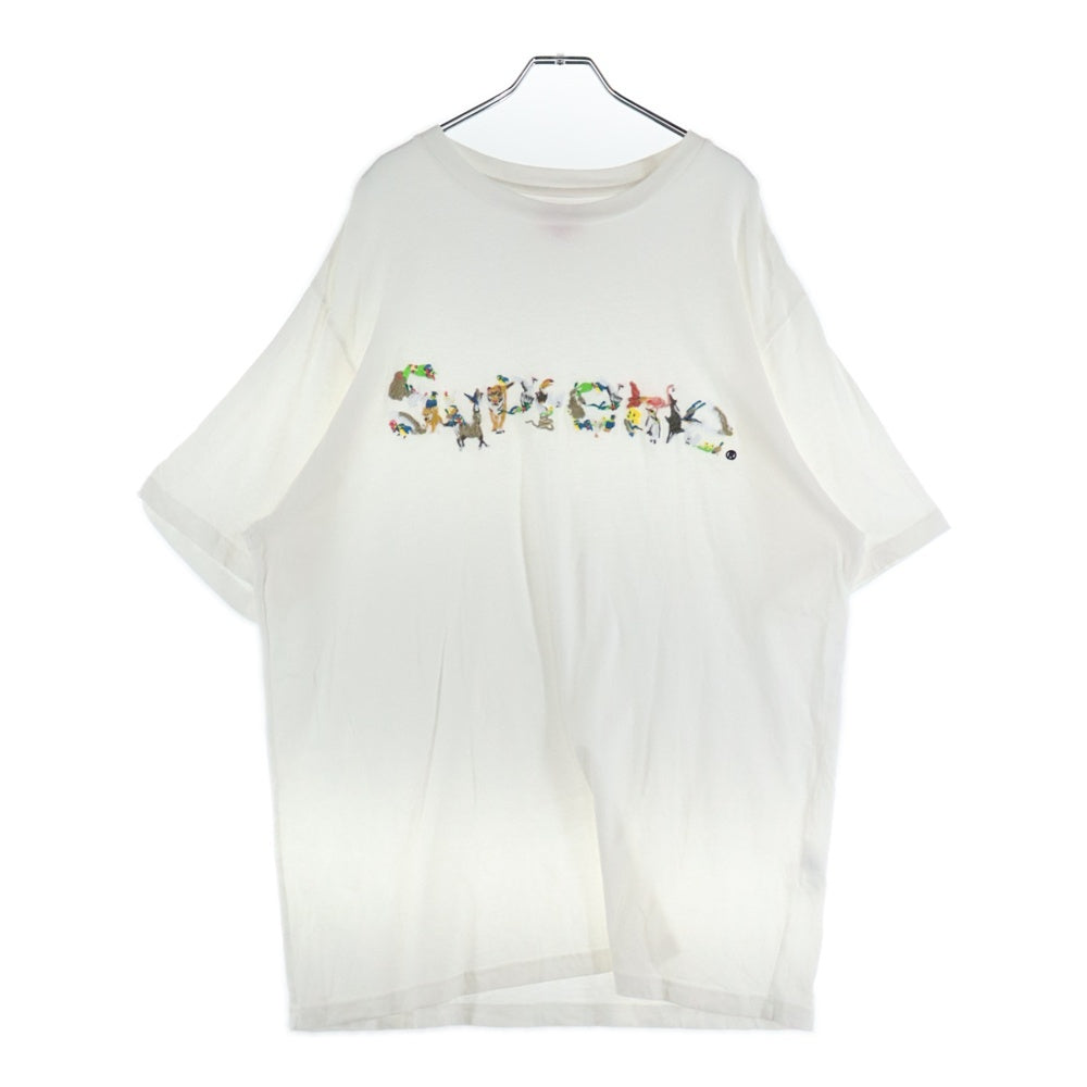 SUPREME(シュプリーム) 23SS Animal Kingdom Tee アニマルキングダム フロント刺繍 半袖Tシャツカットソー ホワイト