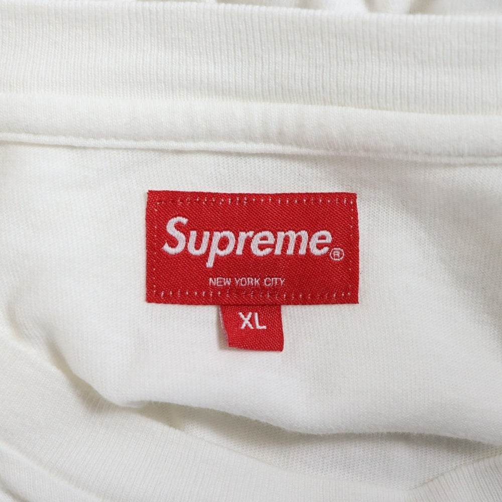 SUPREME(シュプリーム) 23SS Animal Kingdom Tee アニマルキングダム フロント刺繍 半袖Tシャツカットソー ホワイト