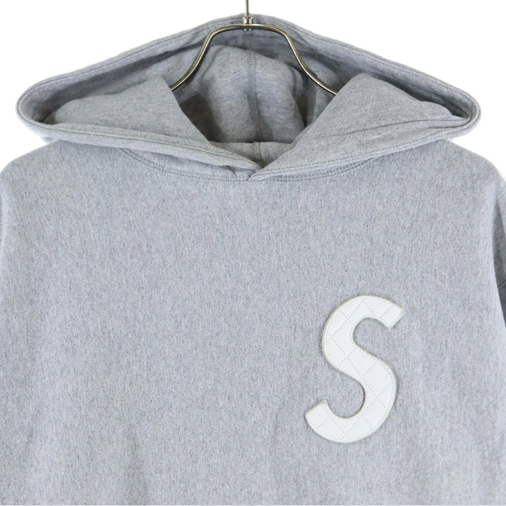 SUPREME(シュプリーム) 20SS S Logo Quilted Hooded Sweatshirt Sロゴ フーディー グレー