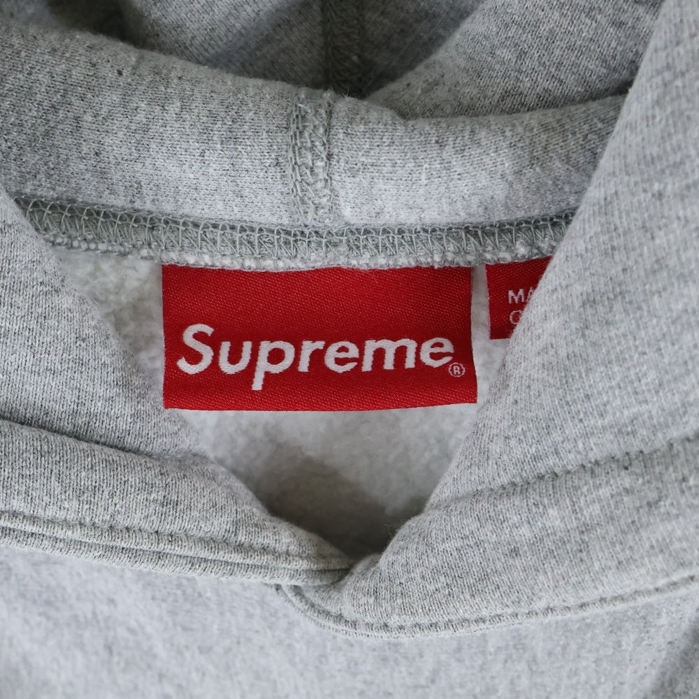 SUPREME(シュプリーム) 20SS S Logo Quilted Hooded Sweatshirt Sロゴ フーディー グレー