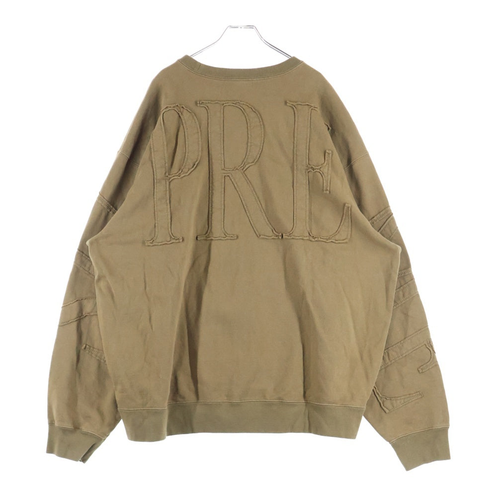 SUPREME(シュプリーム) 22SS Tonal Applique Crewneck トナール アップリケ スウェット ブラウン
