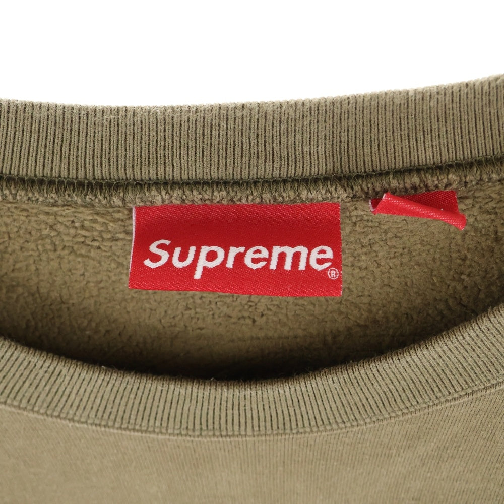 SUPREME(シュプリーム) 22SS Tonal Applique Crewneck トナール アップリケ スウェット ブラウン