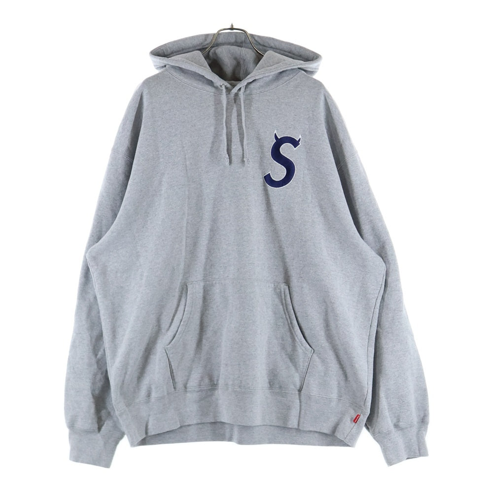 SUPREME(シュプリーム) 22AW S Logo Hooded Sweatshirt Sロゴ プルオーバー スウェットフーディ パーカー グレー