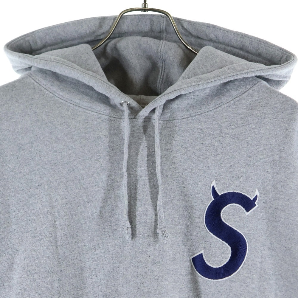 SUPREME(シュプリーム) 22AW S Logo Hooded Sweatshirt Sロゴ プルオーバー スウェットフーディ パーカー グレー