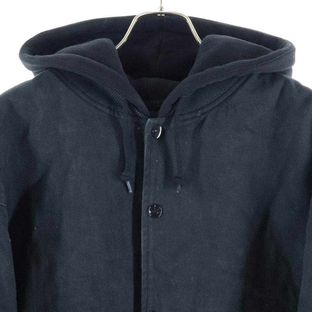 SUPREME(シュプリーム) 22SS Hooded Twill Varsity Jacket ツイル ボンバージャケット ブラック