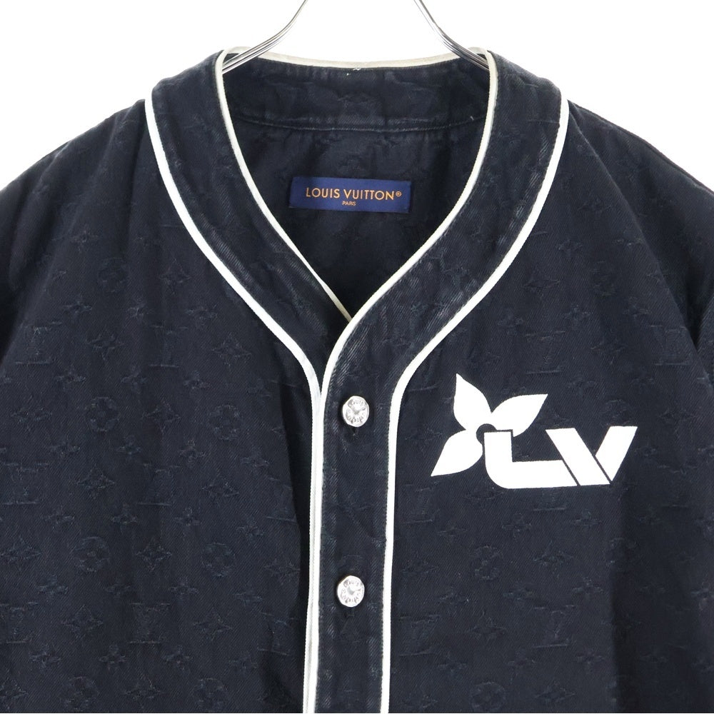 LOUIS VUITTON(ルイヴィトン) 23AW モノグラムショートスリーブデニム半袖シャツ RM232M UZD HPS12W