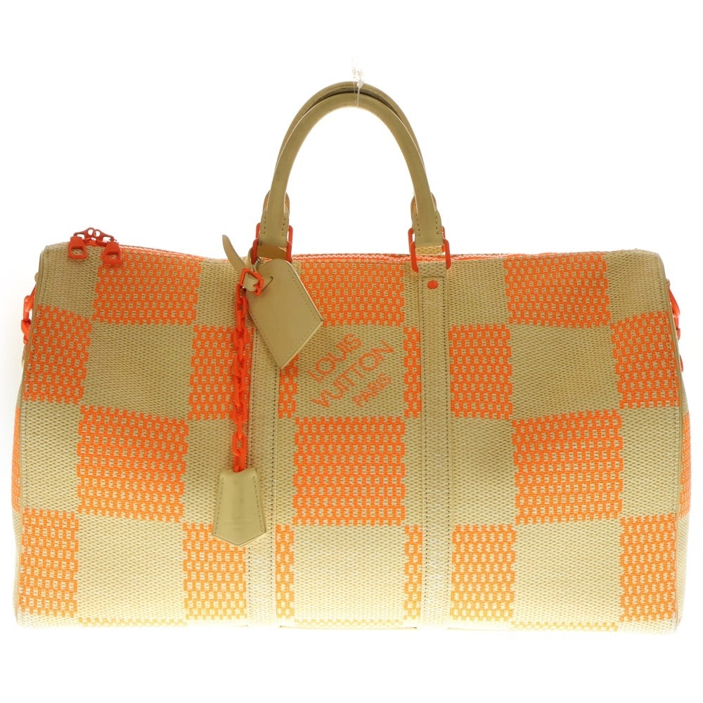 LOUIS VUITTON(ルイヴィトン) ボストンバッグ キーポルバンドリエール50 M57419 ラフィア ベージュ