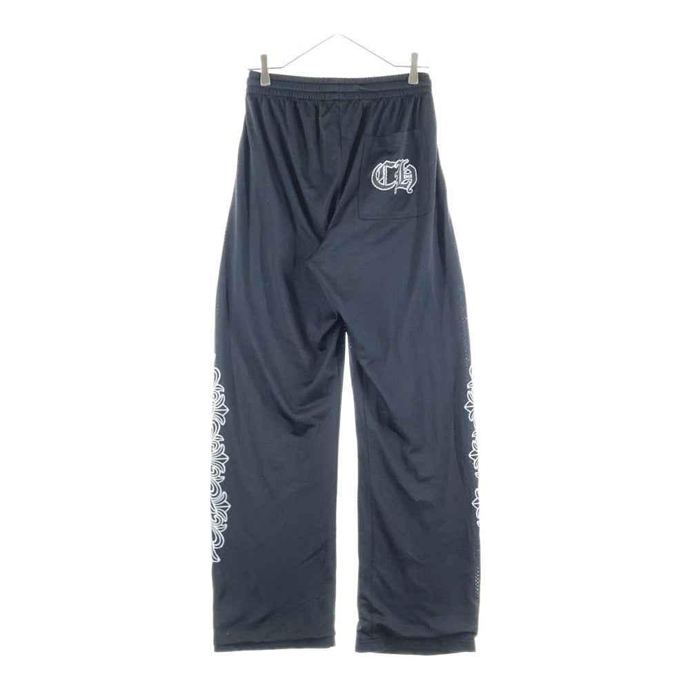 CHROME HEARTS(クロムハーツ) MESH VARSITY PANTS CHプリント メッシュ ロングパンツ ブラック
