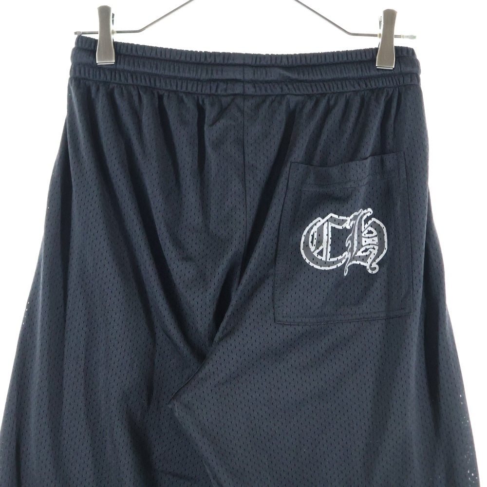 CHROME HEARTS(クロムハーツ) MESH VARSITY PANTS CHプリント メッシュ ロングパンツ ブラック
