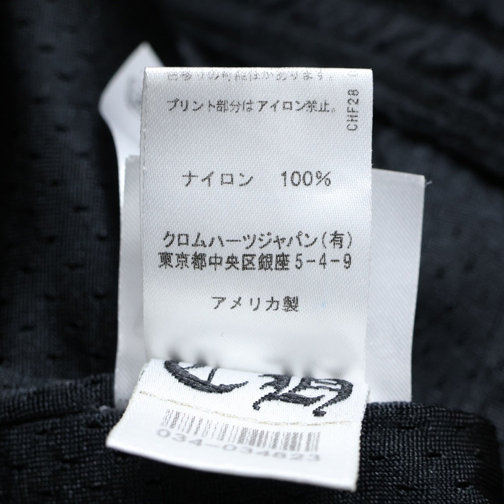 CHROME HEARTS(クロムハーツ) MESH VARSITY PANTS CHプリント メッシュ ロングパンツ ブラック