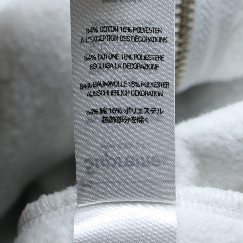 SUPREME(シュプリーム) 22SS Rhinestone Zip up Hooded Sweatshirt ラインストーンジップアップフーデッドスウェットシャツ グレー