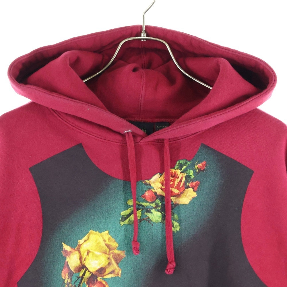 SUPREME(シュプリーム) ×Jean Paul Gaultier 19SS Floral Print Hooded Sweatshirt フローラルプリントフーデッドスウェットシャツ レッド/グリーン