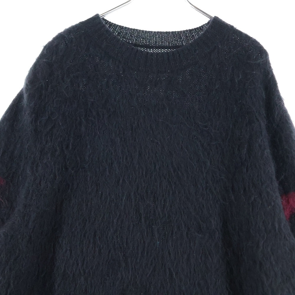 OFF-WHITE(オフホワイト) 17AW バックアロー グラデーション モヘアニット ブラック