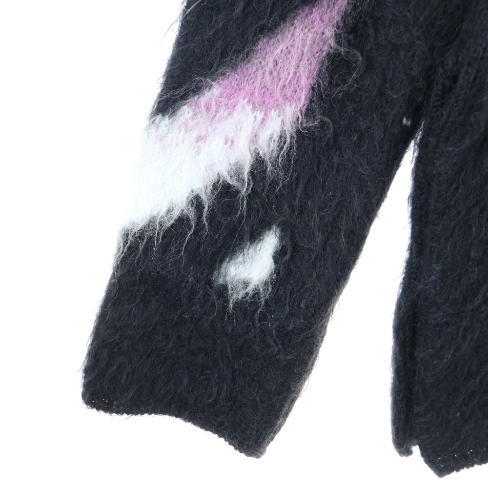 OFF-WHITE(オフホワイト) 17AW バックアロー グラデーション モヘアニット ブラック
