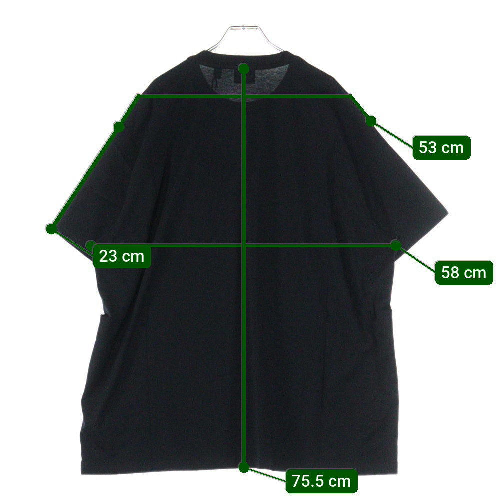 BURBERRY(バーバリー) HARRISTON ロゴクルーネック 半袖カットソー Tシャツ ブラック