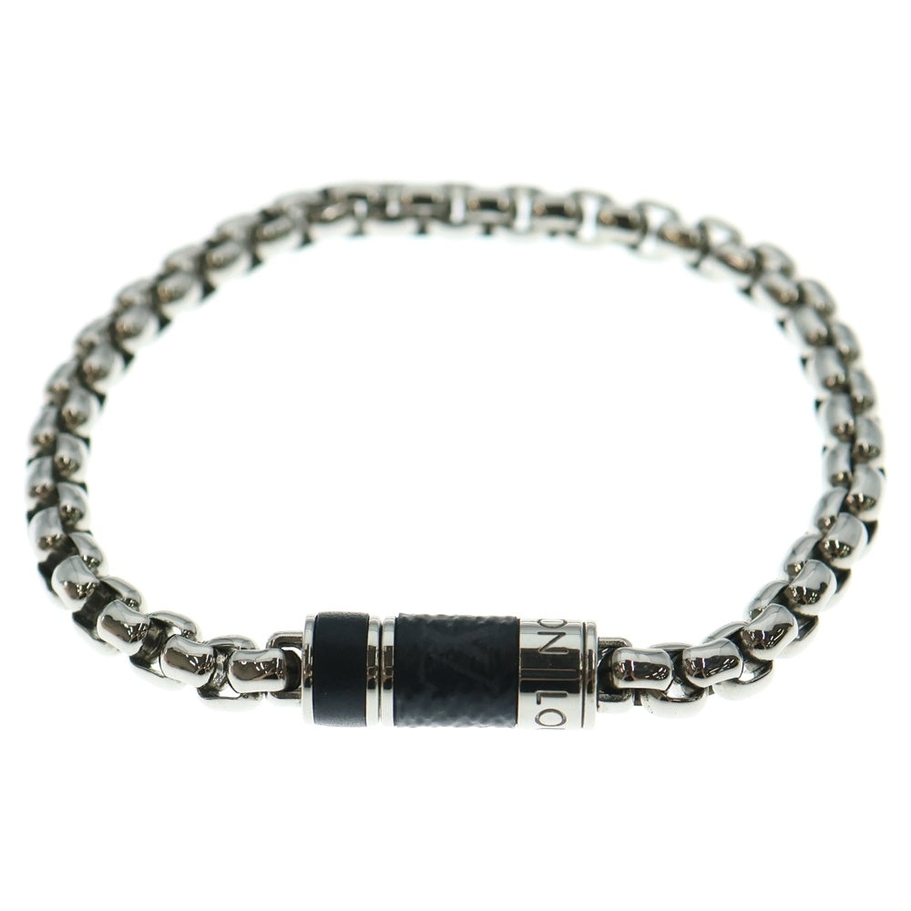 LOUIS VUITTON(ルイヴィトン) モノグラム チェーン ブレスレット エクリプス M63107 シルバー