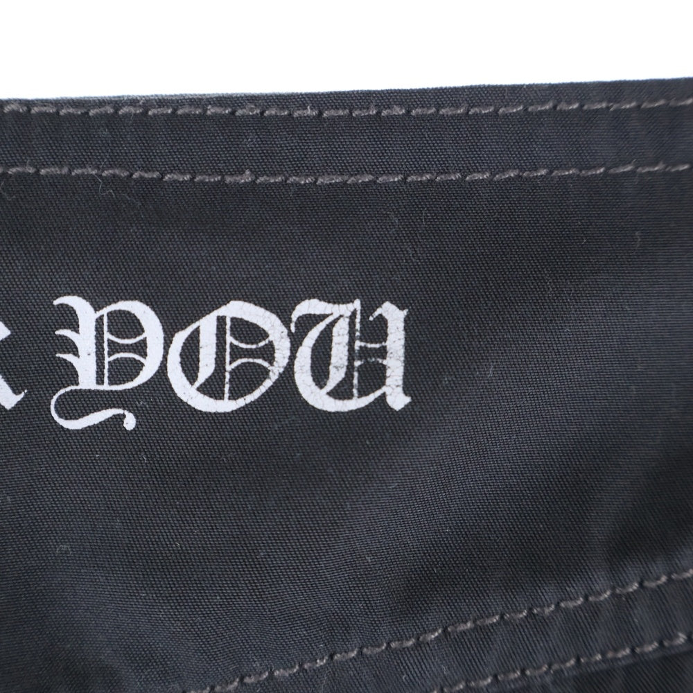 CHROME HEARTS(クロムハーツ) CHプラスレザーパッチラベル付きスイムハーフパンツ ブラック