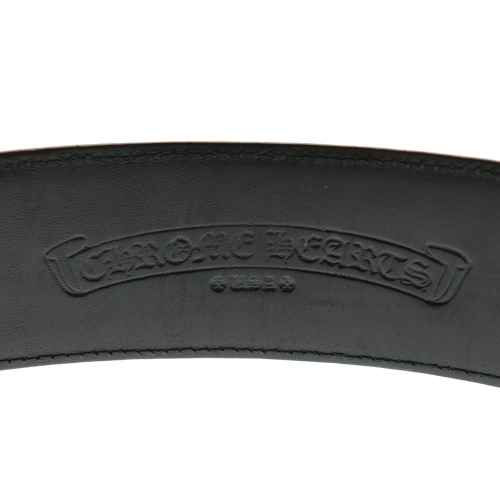 CHROME HEARTS(クロムハーツ) DOUBLE ROLLER ダブルピン ローラーベルト ブラック/シルバー