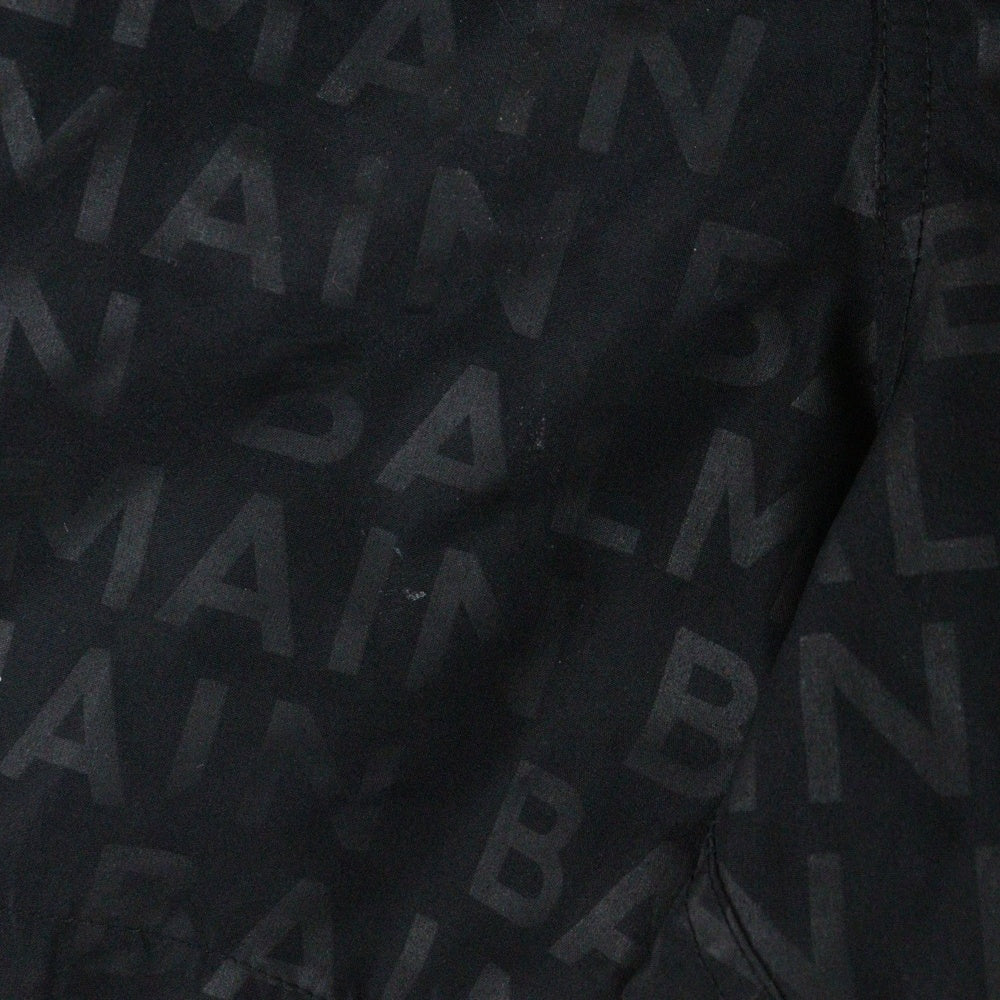 BALMAIN(バルマン) リピートロゴトラックショーツ スイムショーツ ブラック