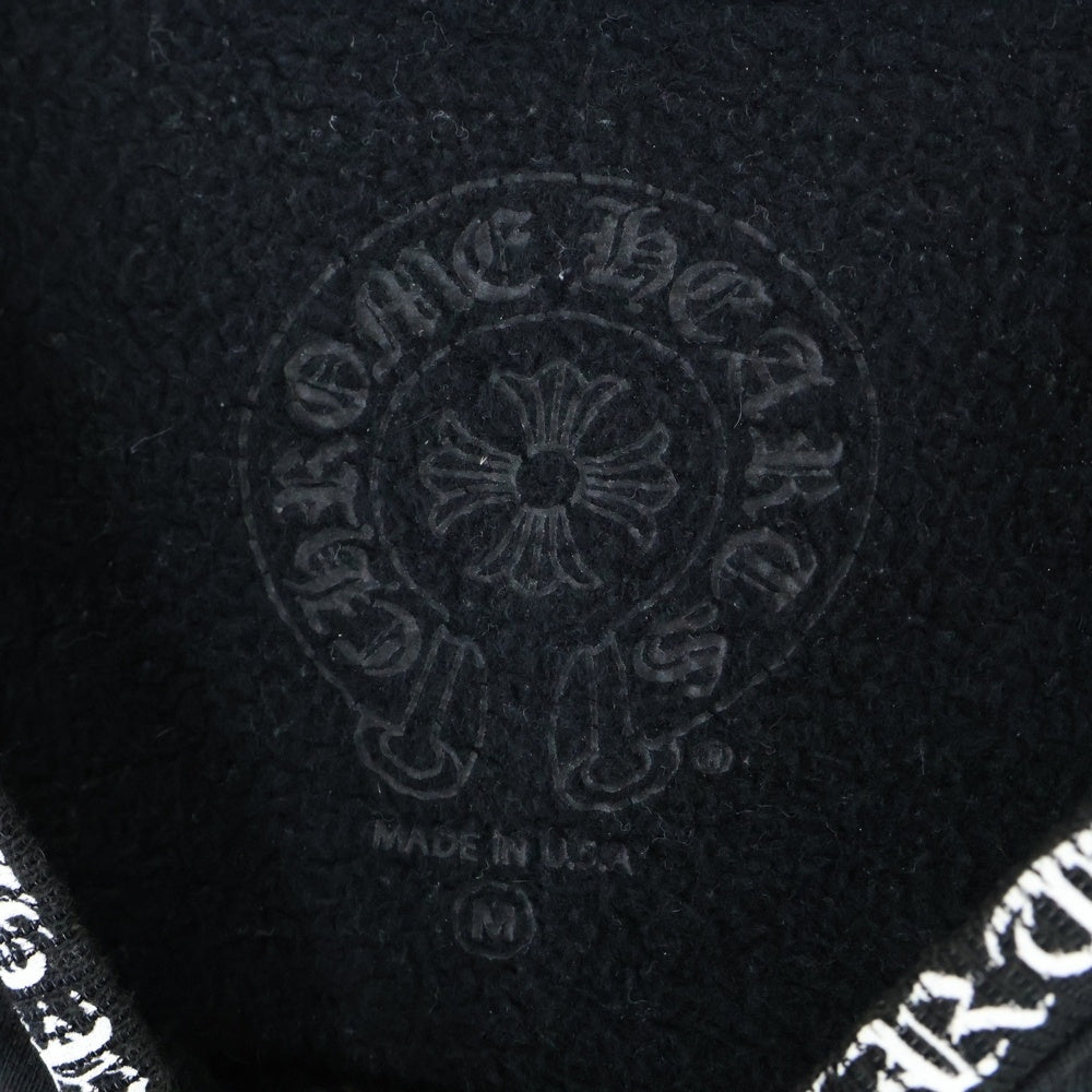 CHROME HEARTS(クロムハーツ) SWTSHRT PLVRスウェット ネックロゴプリント スウェットトレーナー ブラック