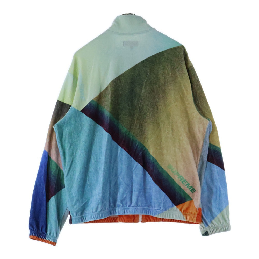 SUPREME(シュプリーム) 23SS Geo Velour Track Jacket ジオ ベロアジップトラックジャケット マルチ