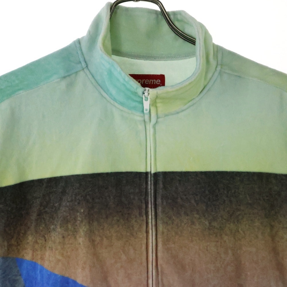 SUPREME(シュプリーム) 23SS Geo Velour Track Jacket ジオ ベロアジップトラックジャケット マルチ