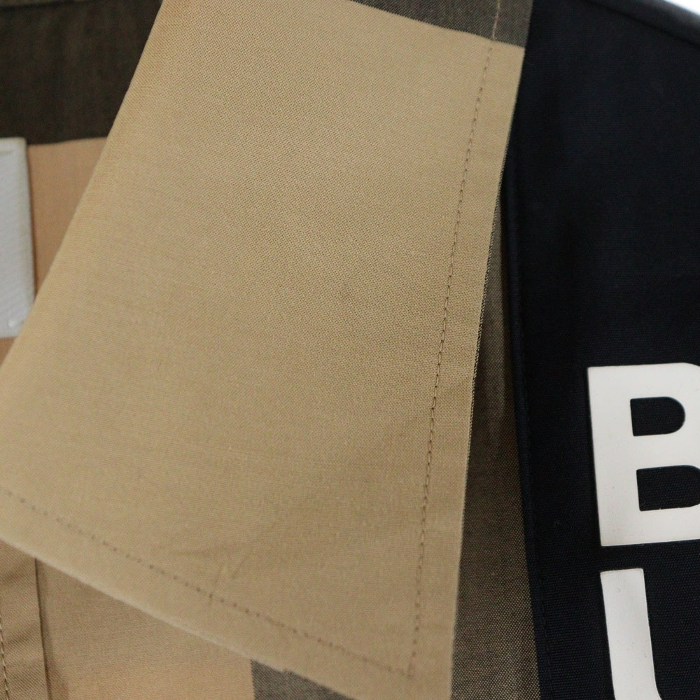 BURBERRY(バーバリー) ラバーロゴプリント チェックシャツ 長袖シャツ ベージュ THTHAGAR129SAMTHTHAGAR129SAM
