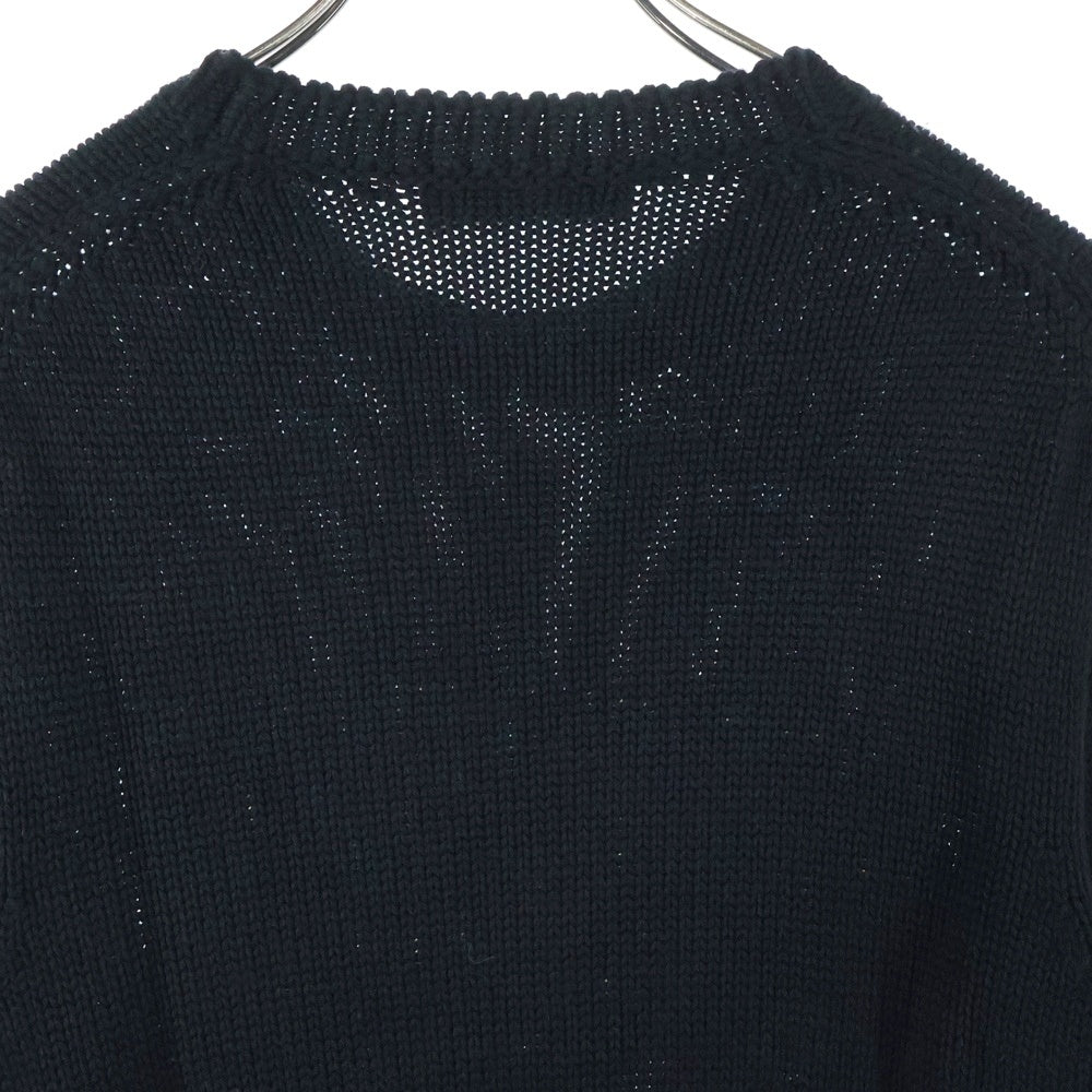 FENDI(フェンディ) フロントロゴ クルーネックニット セーター ブラック FZZ387 A3M3