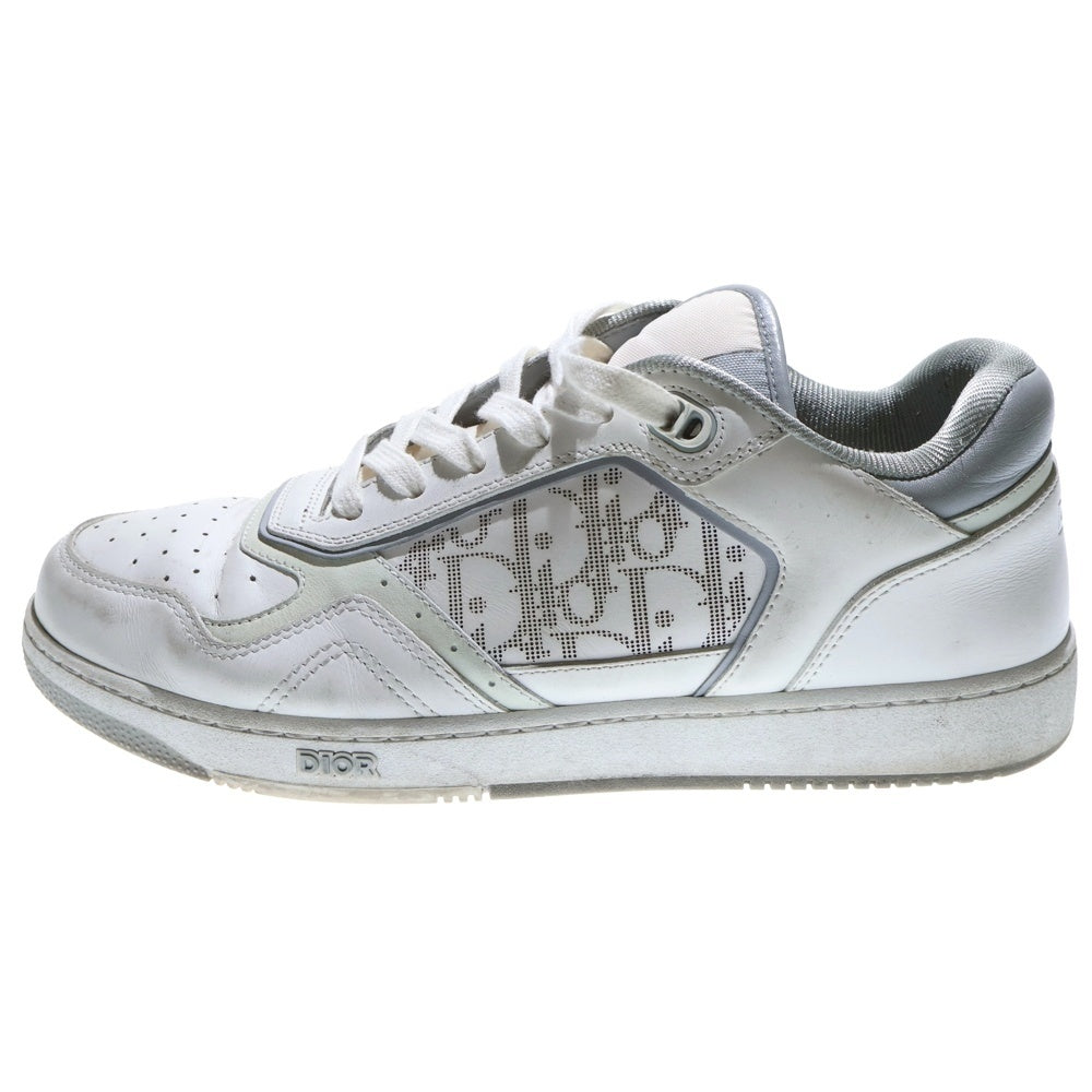 DIOR(ディオール) B27 オブリーク柄 アップタウン ロートップスニーカー レザーローカットスニーカー ホワイト 42 3SN272ZSB_H000