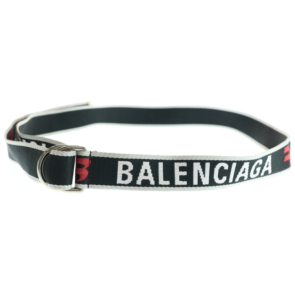 BALENCIAGA(バレンシアガ) D RING BELT 703137 210AA Dリングロゴベルト ブラック