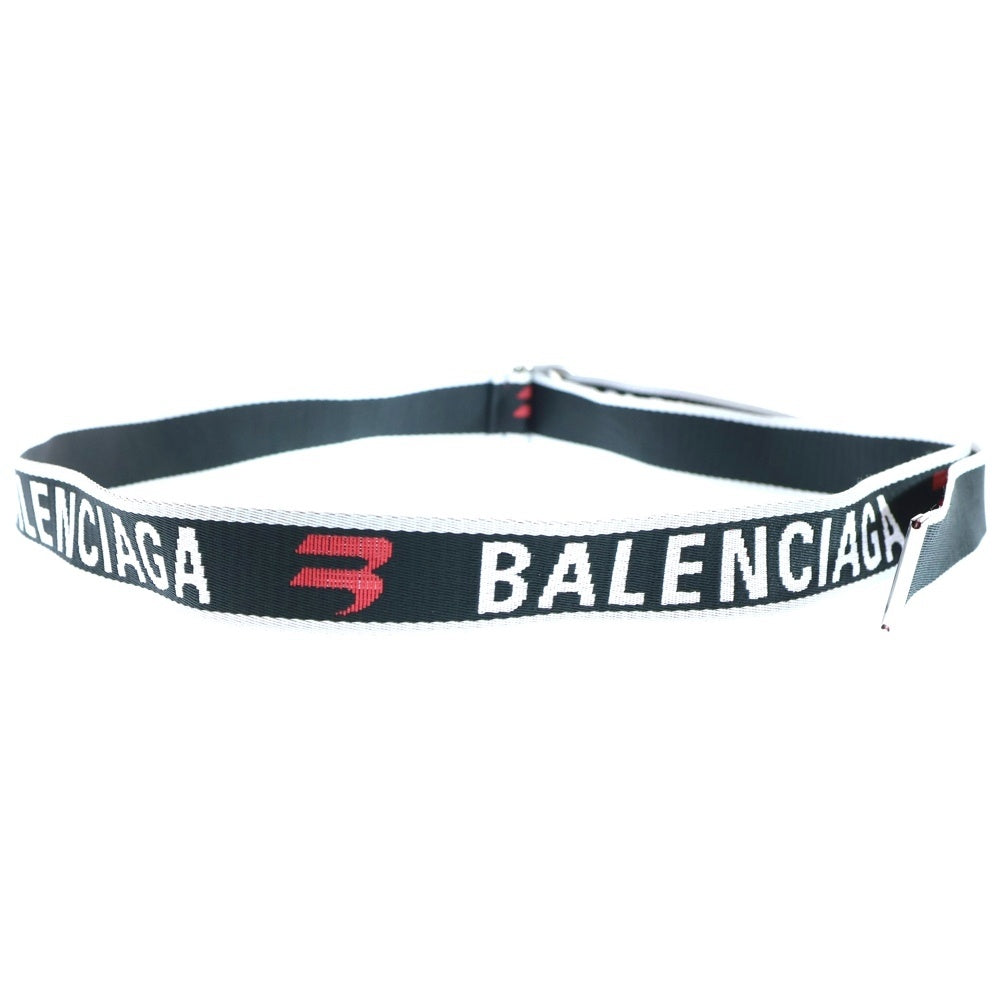 BALENCIAGA(バレンシアガ) D RING BELT 703137 210AA Dリングロゴベルト ブラック