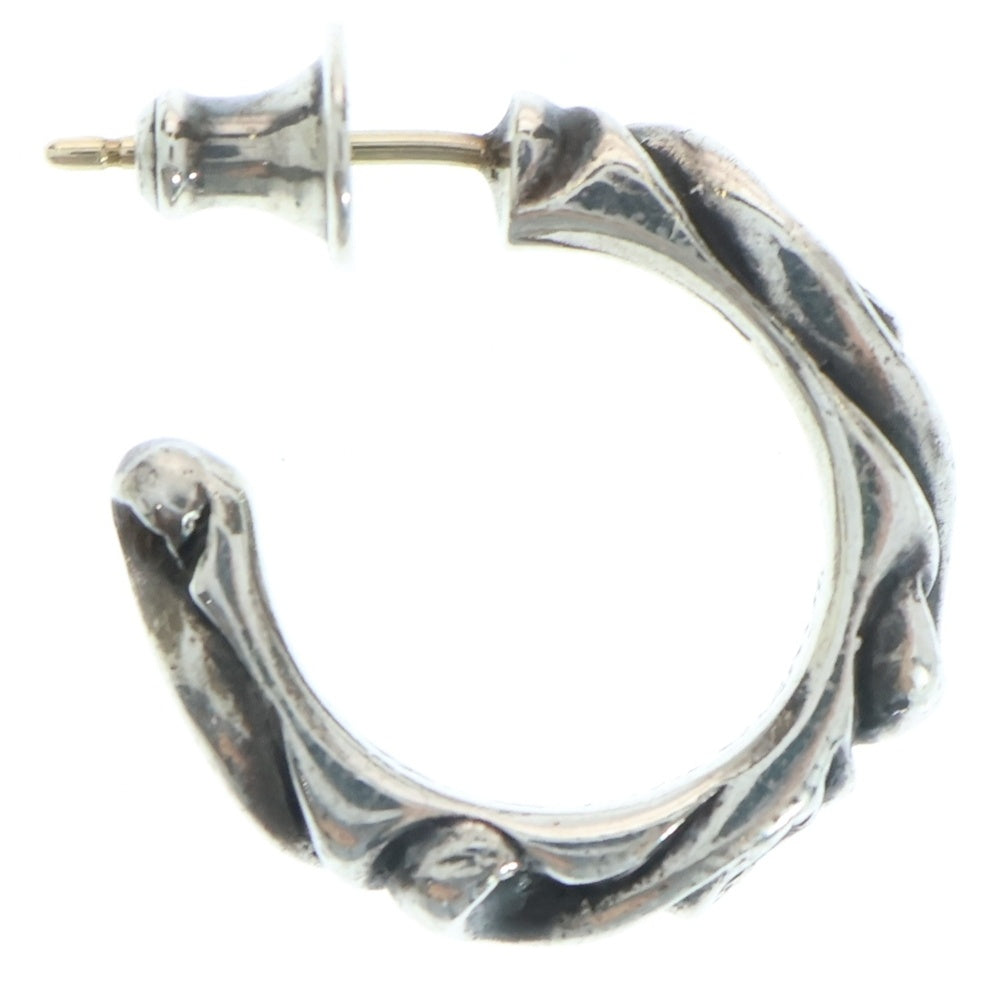CHROME HEARTS(クロムハーツ) HOOP SCROOL スクロール フープピアス シルバー BCA102