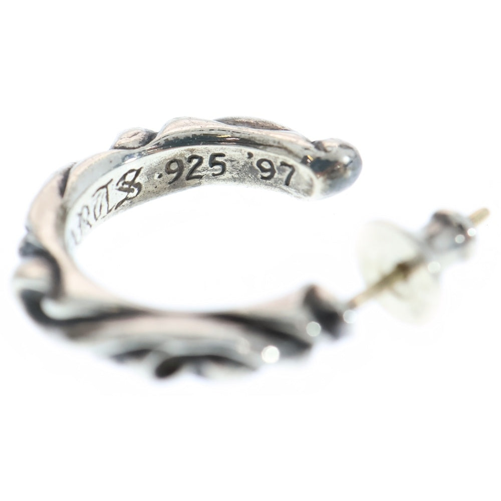 CHROME HEARTS(クロムハーツ) HOOP SCROOL スクロール フープピアス シルバー BCA102