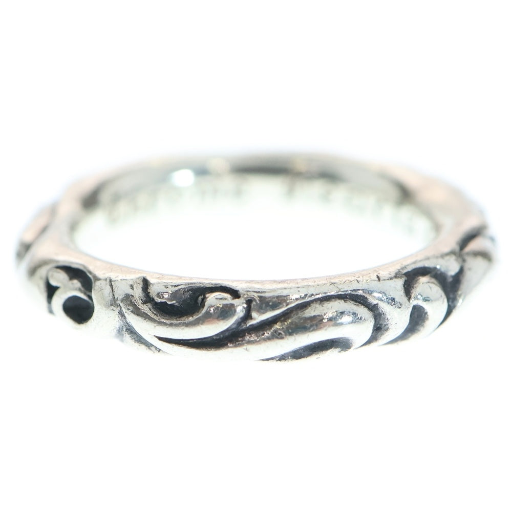 CHROME HEARTS(クロムハーツ) SCRL BAND スクロールバンド リング シルバー BCA351