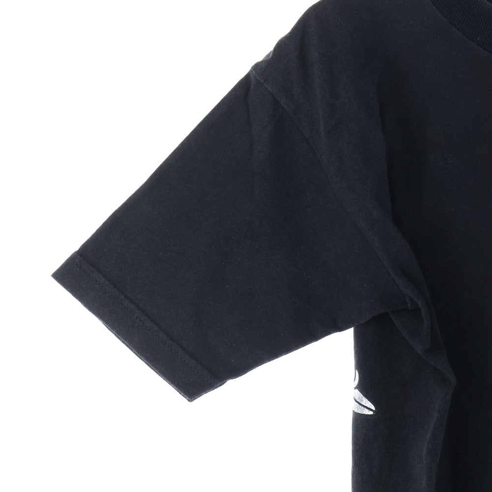 CHROME HEARTS(クロムハーツ) スクロールラベル スタークロス バックプリント クルーネック 半袖Tシャツ カットソー ブラック